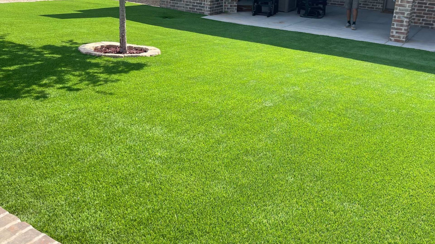 Lubbock putting green installation example 7